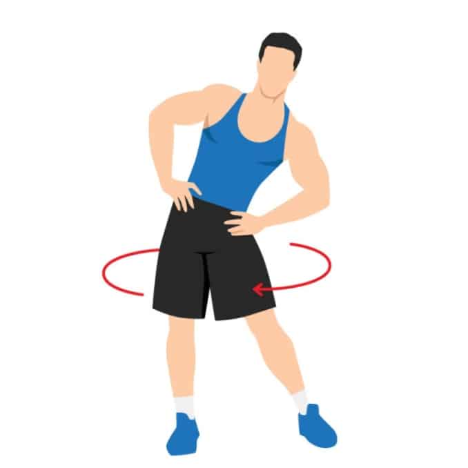 Hip circle Exercises For Injuries