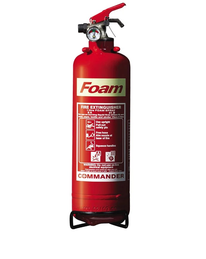 Commander 1ltr AFFF Foam Fire Extinguisher Exeter Fire Extinguishers