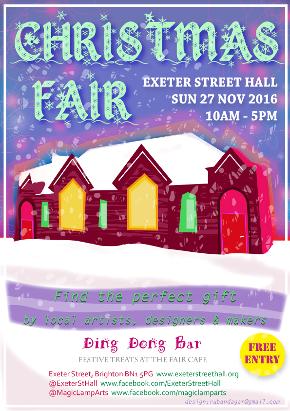 Christmas Fair Exeter Street Hall