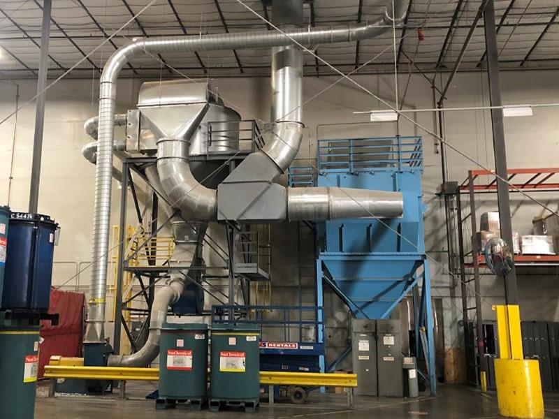 Used FLEXKLEEN RECTANGULAR BAGHOUSE DUST COLLECTOR (PULSE JET) for sale