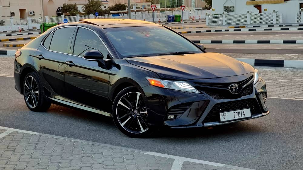Rent toyota camry xse 2021 (full options) BLACK 2021 Dubai Economic