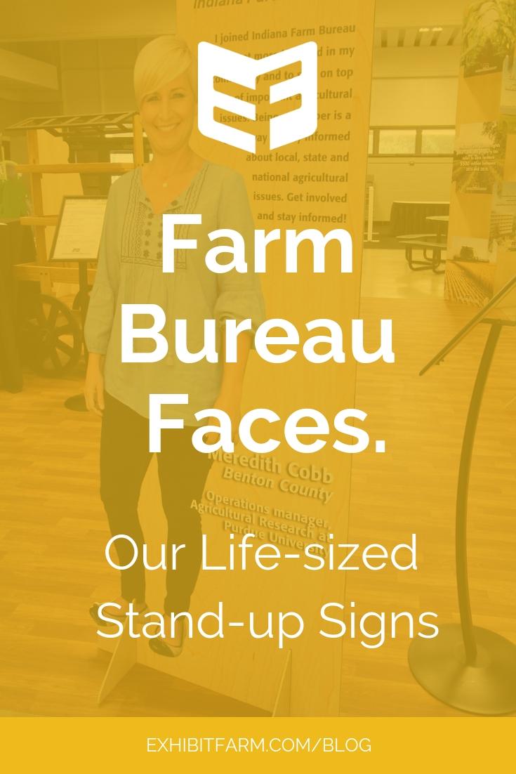 Farm Bureau Faces Our Lifesized Standup Signs Exhibit Farm The