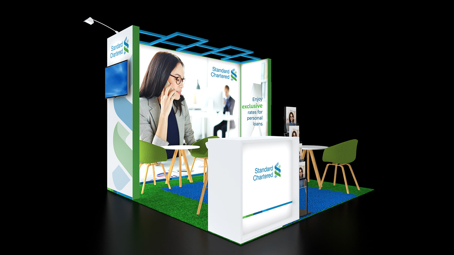 10x10 Exhibit Booth Rentals 10x10 Booth Rentals Las Vegas