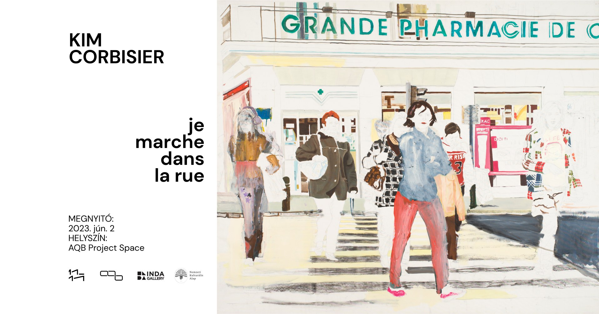 Kim Corbisier Je marche dans la rue exindex