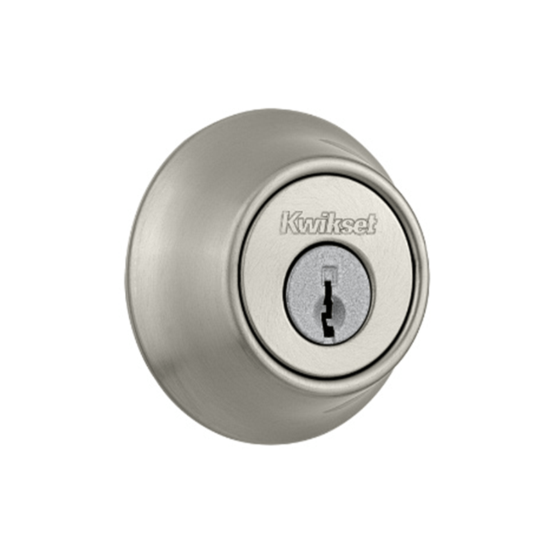 Kwikset Deadbolt SmartKey (Brushed Nickel) ExIST Multifamily