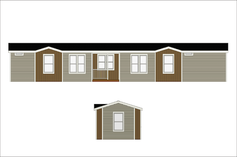 Image Gallery for 16763P Edge EZ by Fleetwood Homes — Exit 107 Homes