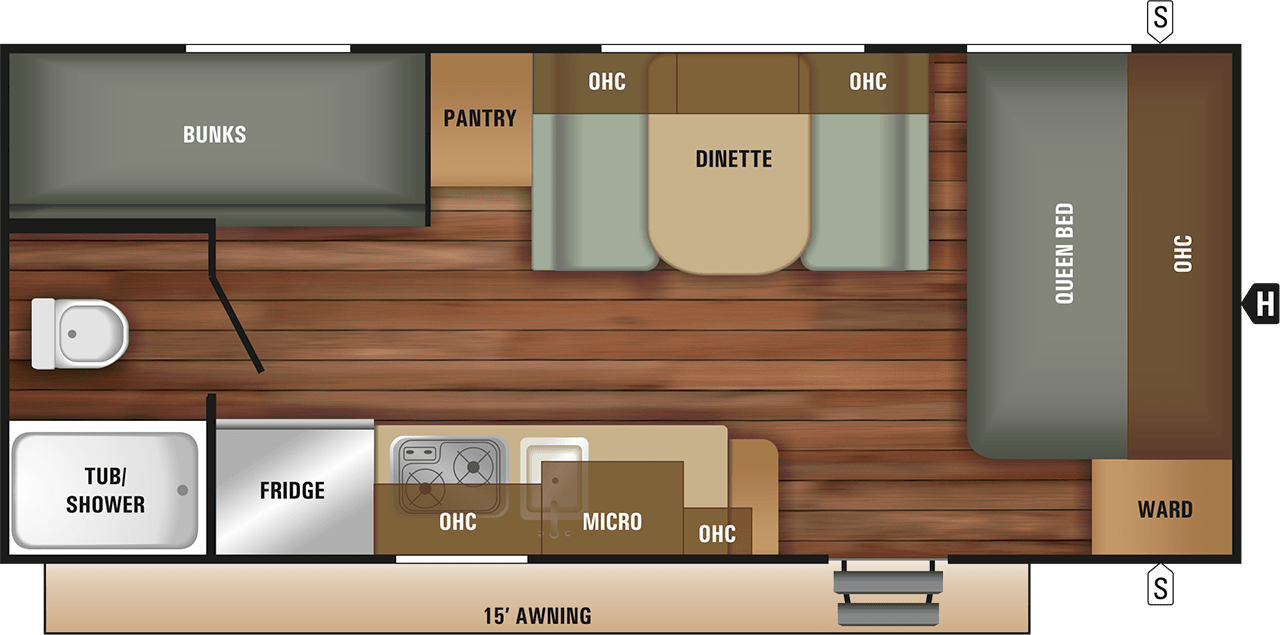 20 Ft Rv Floor Plans floorplans.click