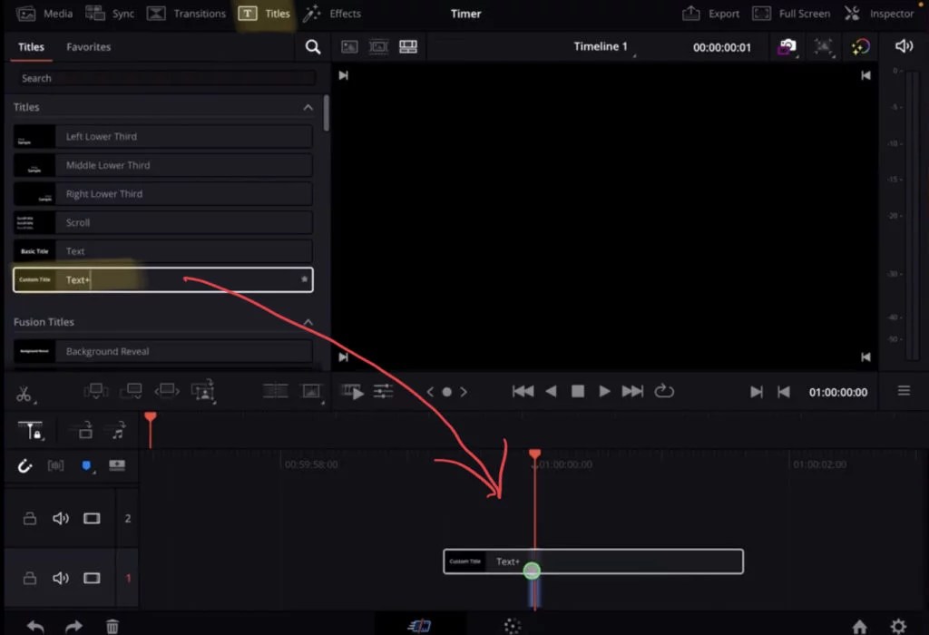 How to add TIMER ⏰ DaVinci Resolve iPad