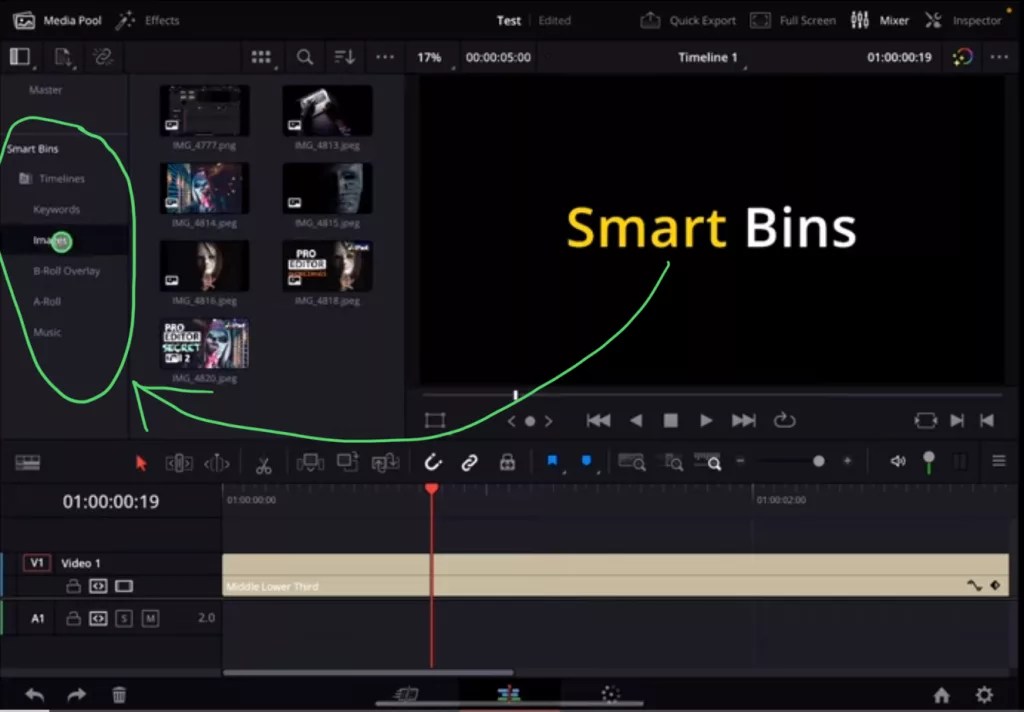 How To Create SMART BINS in DaVinci Resolve iPad