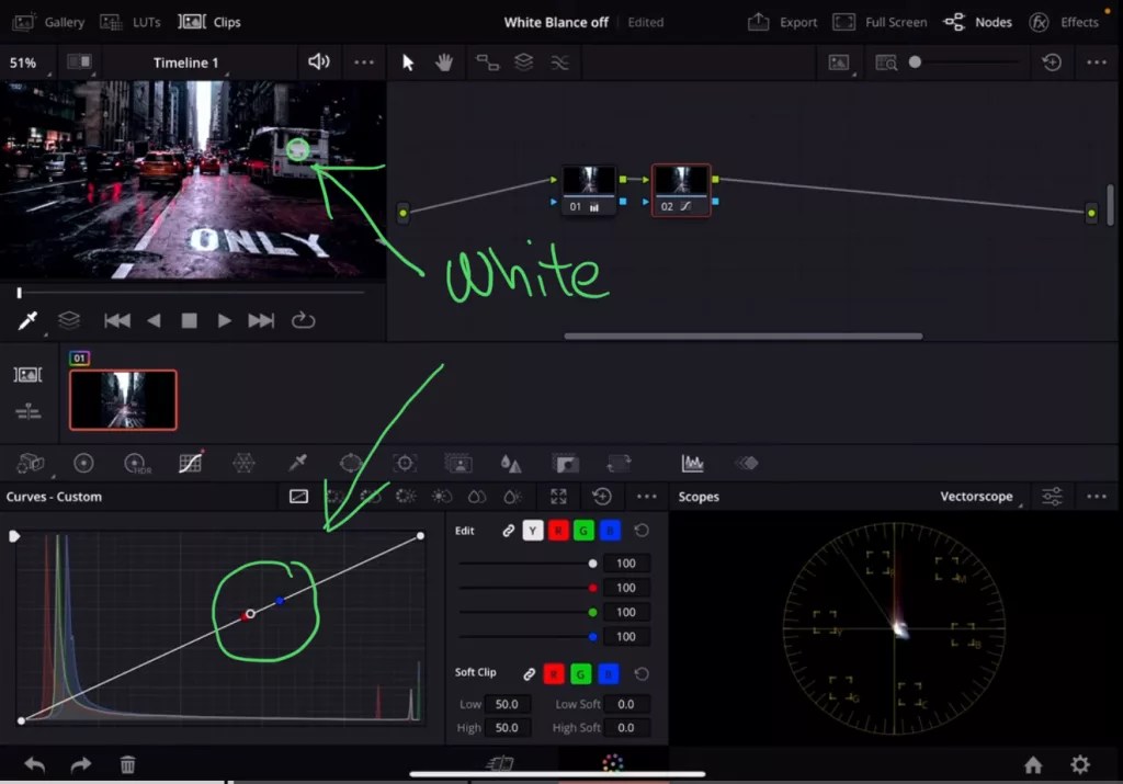 How to Correct WHITE BALANCE in DaVinci Resolve iPad [Fast]