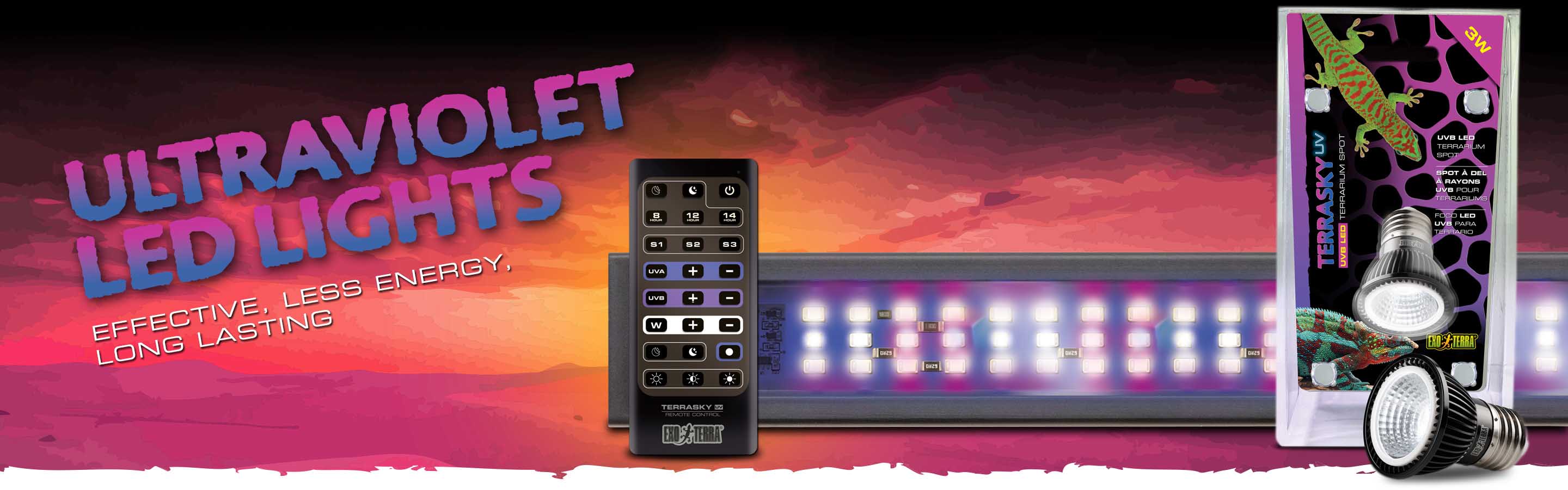 Ultraviolet LED Lights Exo Terra