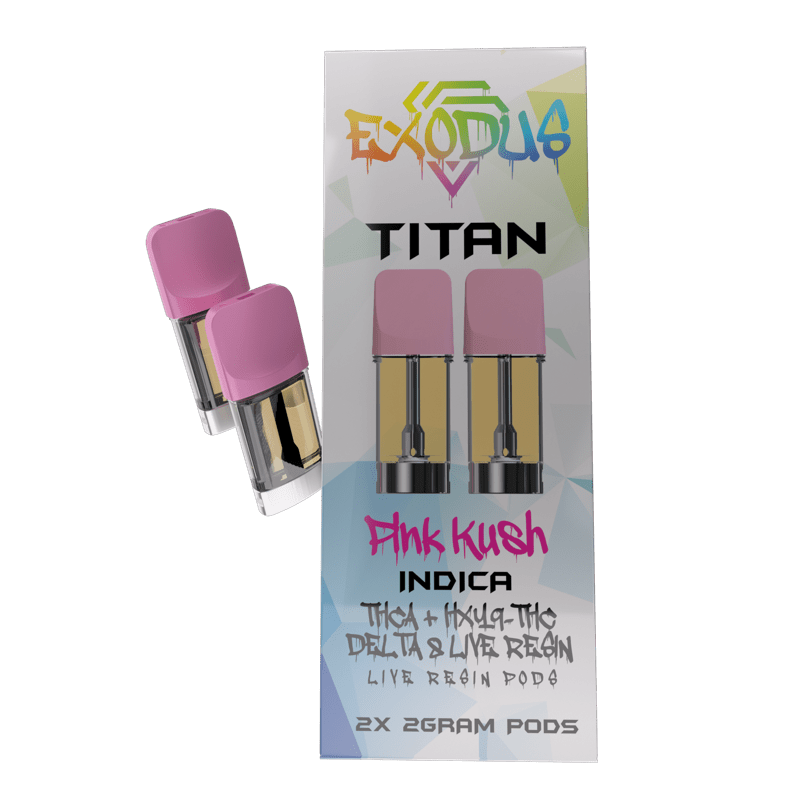 Pink Kush Titan Pod Refill 2G x2 by Exodus