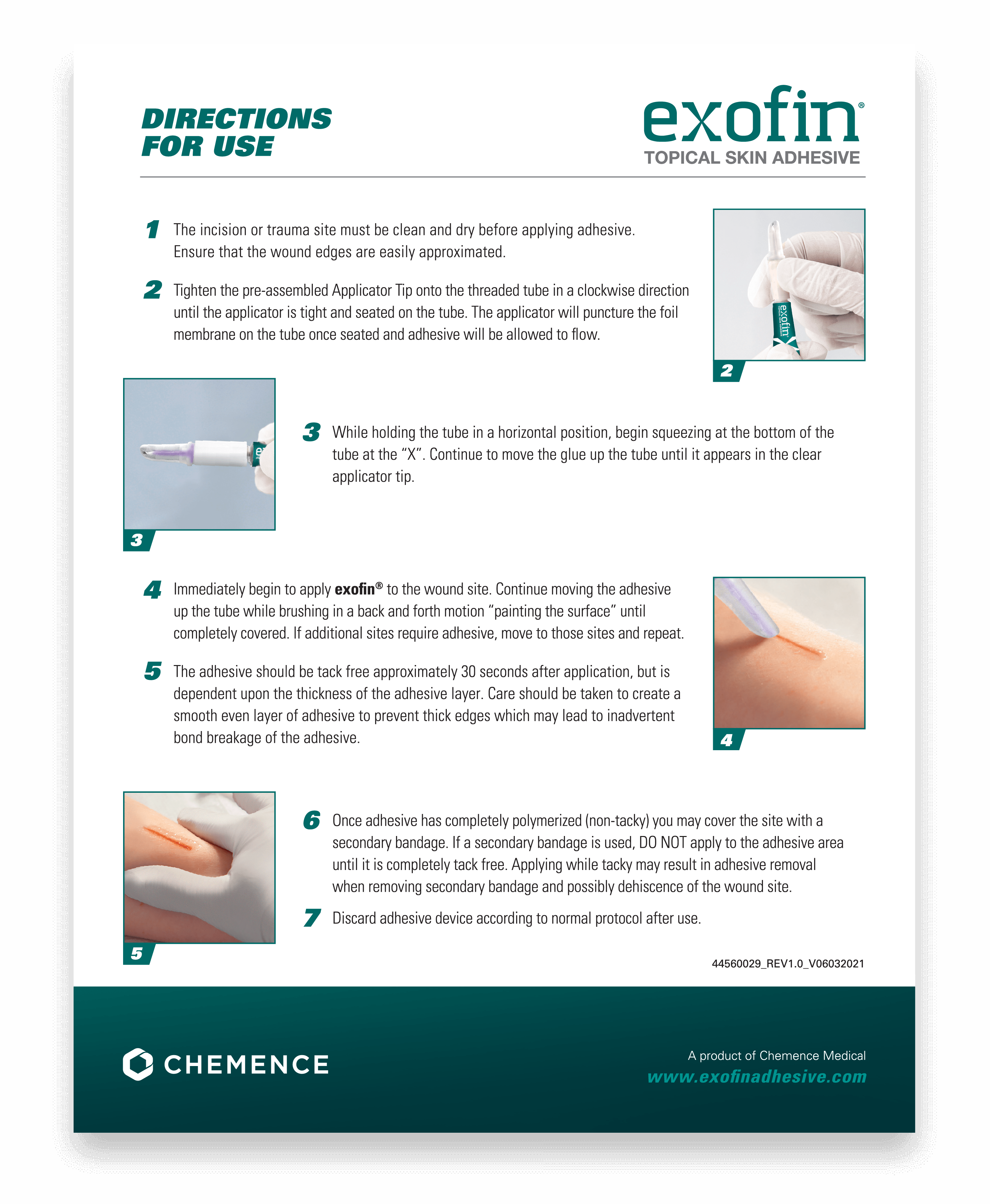 Product Documentation Exofin® Topical Skin Adhesive