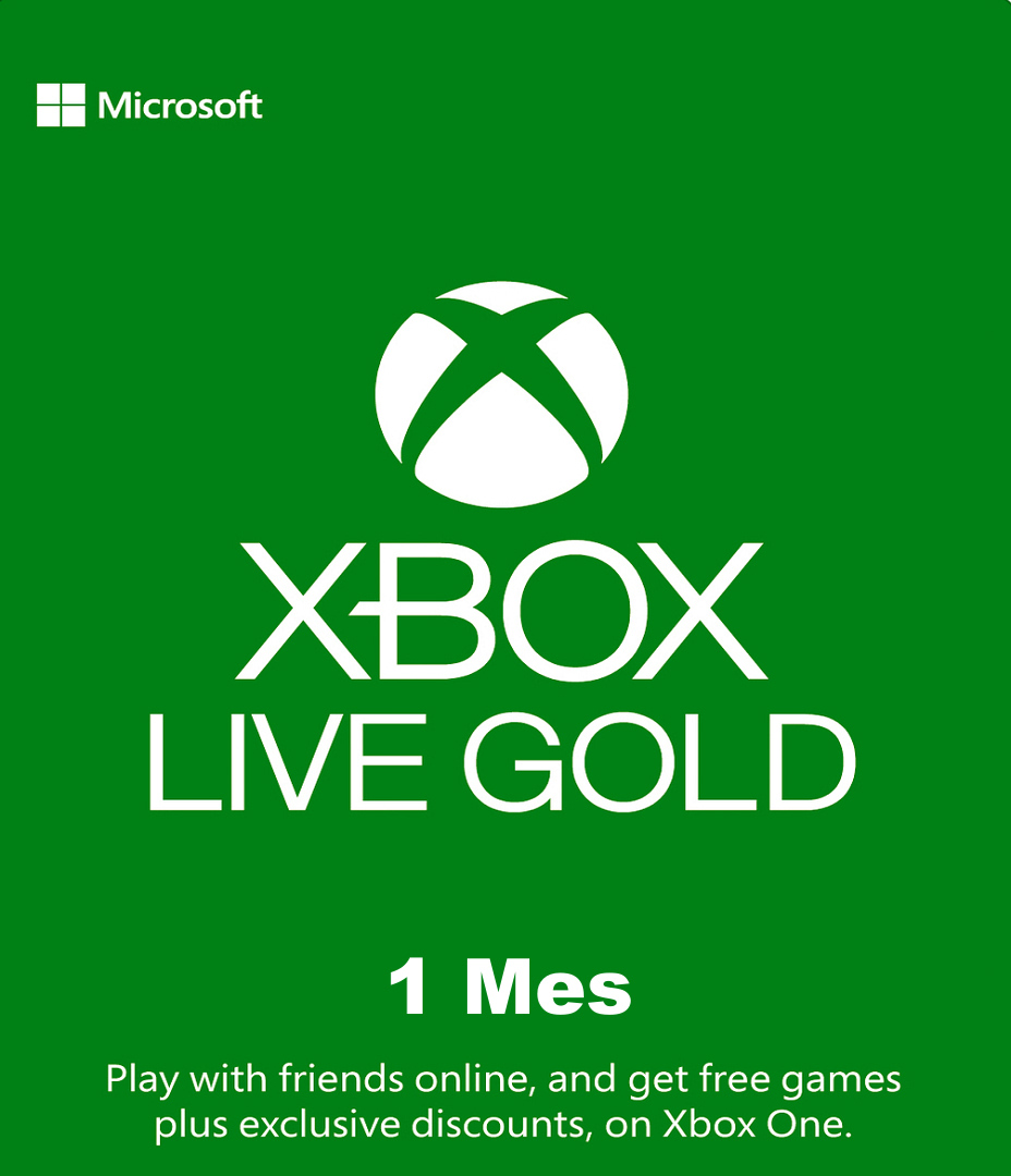 Xbox Live Gold Membresía 1 Mes Key Global ExoPlayZone