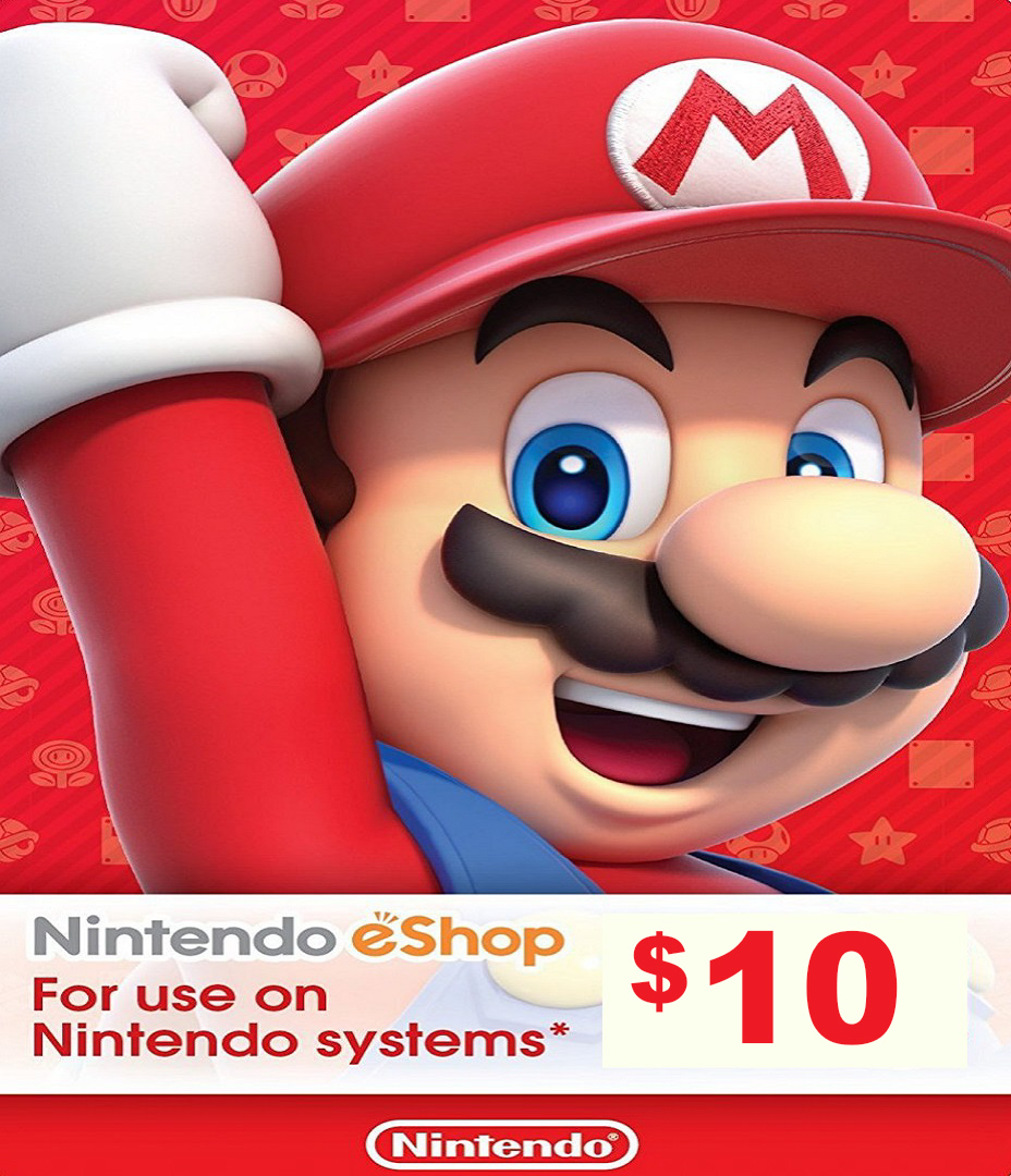 Nintendo Card 10 USD ExoPlayZone