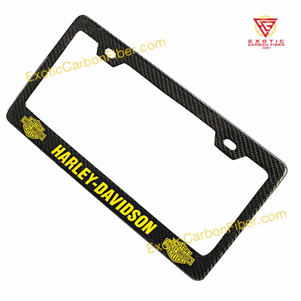Harley Davidson Carbon Fiber License FrameParts And Accessories Online