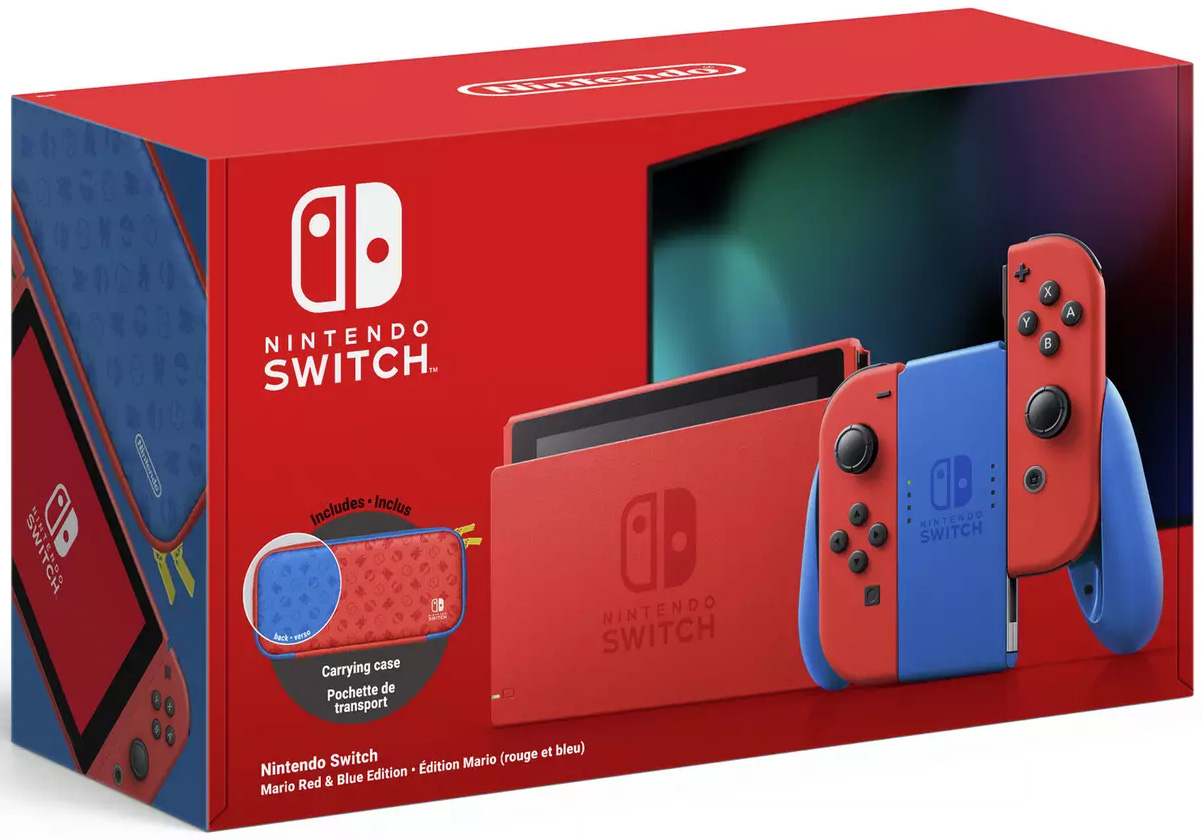 Nintendo Switch Mario Red And Blue Edition Exotique