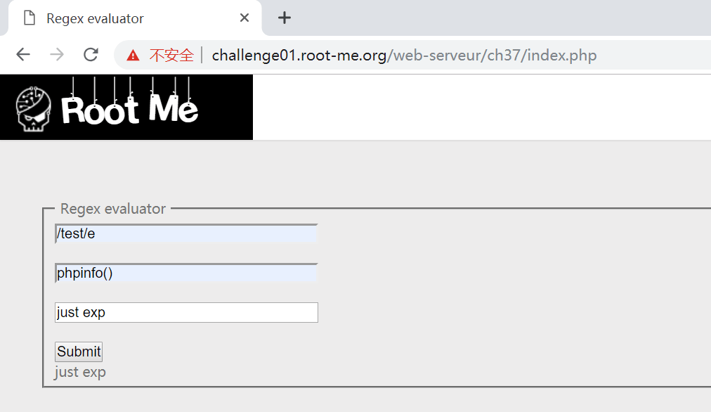 【RootMe】 PHP preg_replace() 眈眈探求