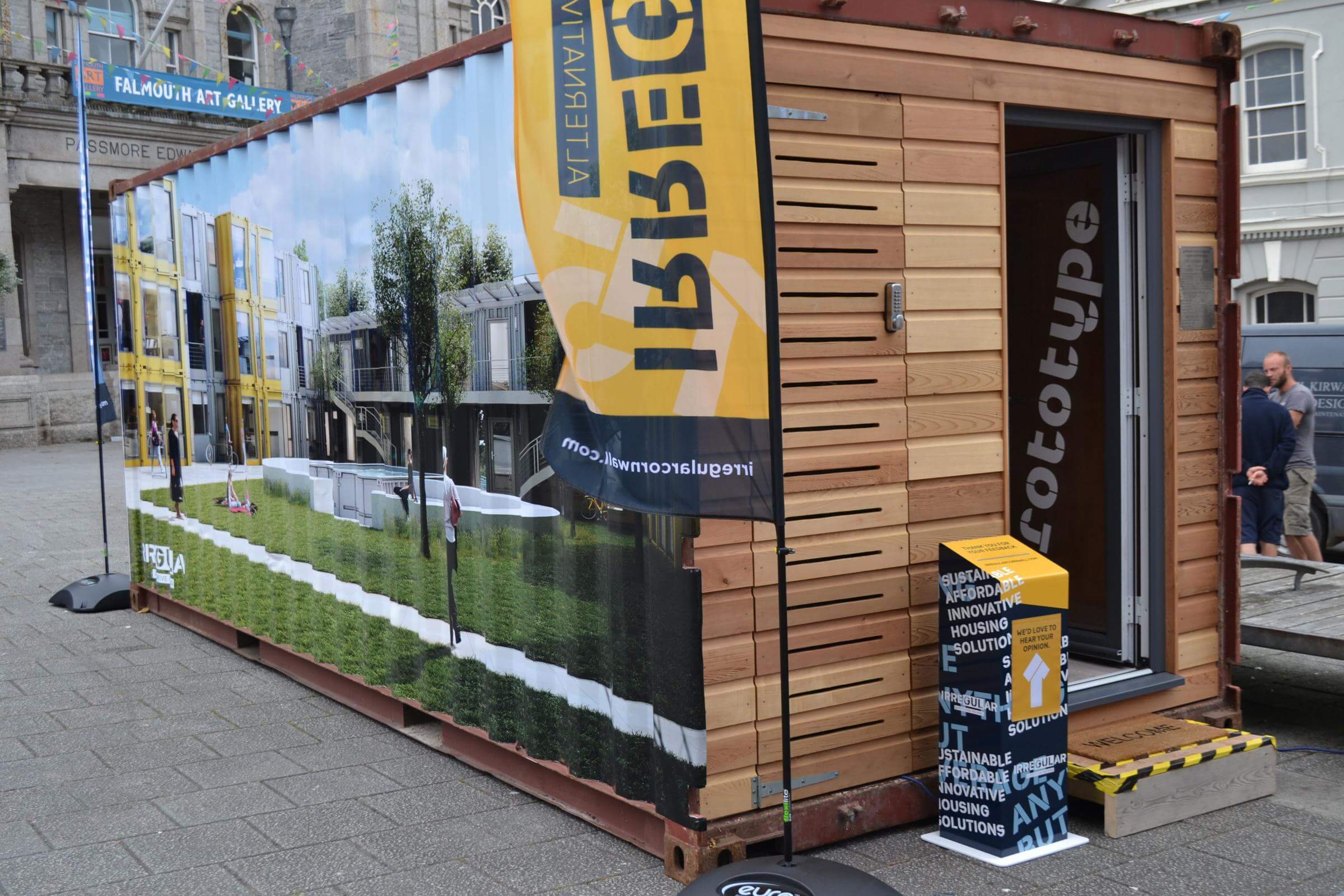 Your chance to step inside shipping container student