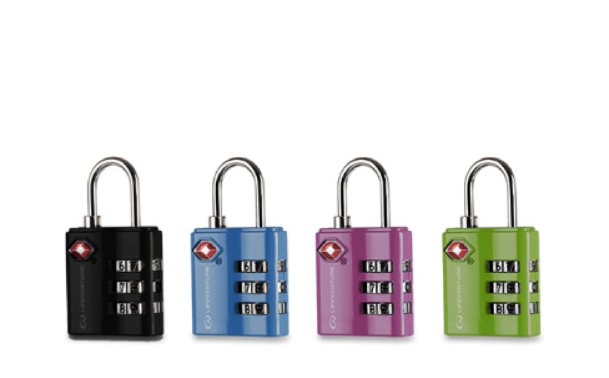 Life Venture TSA Combination Locks Expedition Equipment