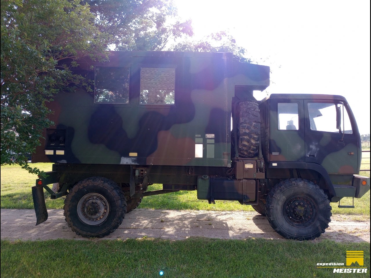 1994 Stewart & Stevenson LMTV M1079 2 1/2 Ton 4X4 Camper Truck