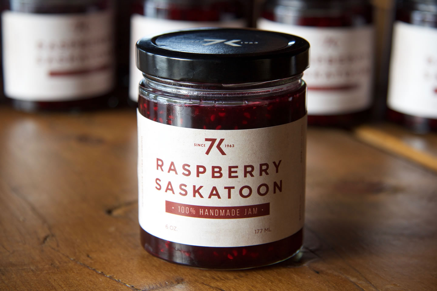 Raspberry Saskatoon Jam