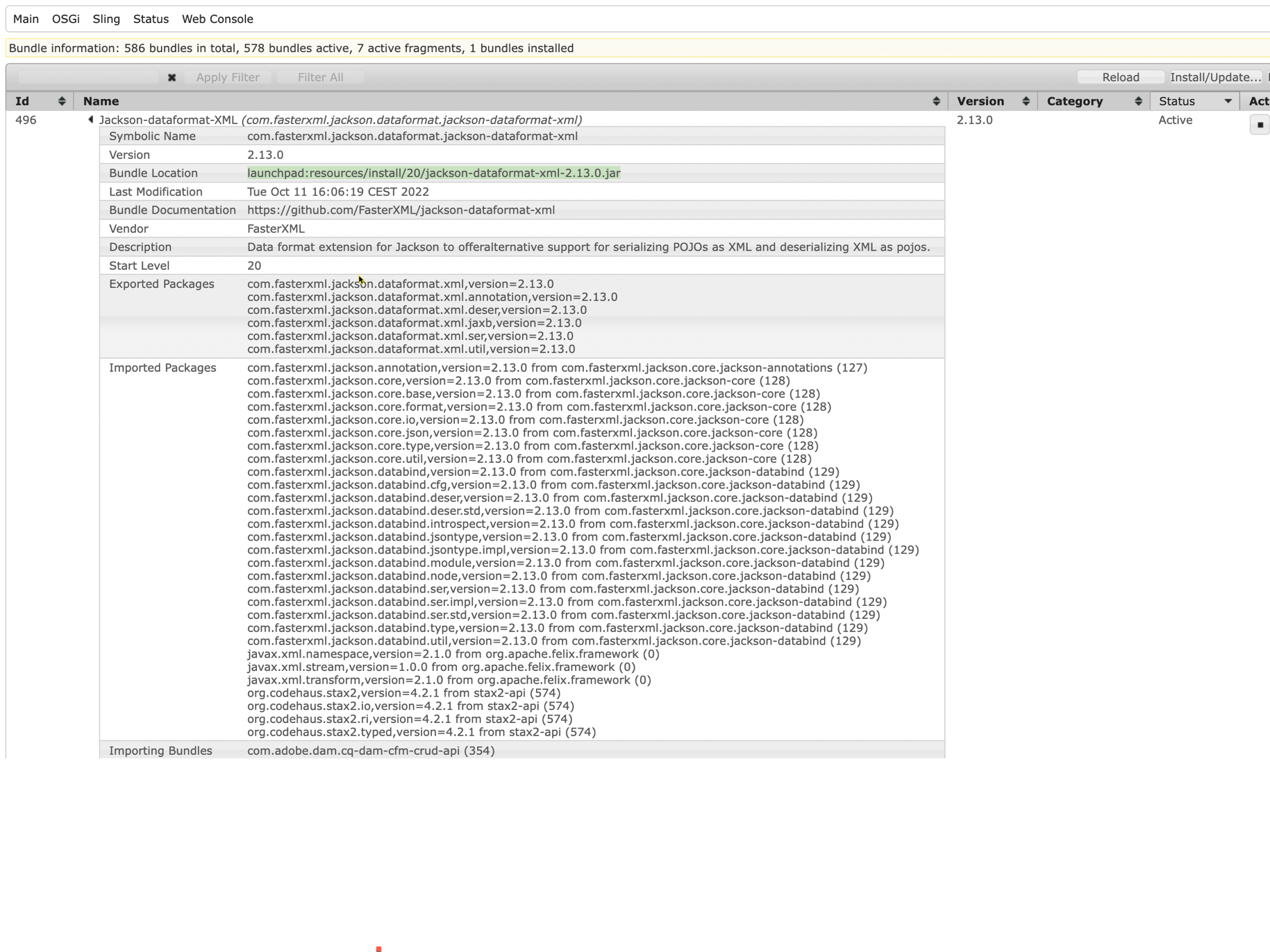 Solved Using jackson dataformat xml, AEMaaCS, latest SDK,... Adobe
