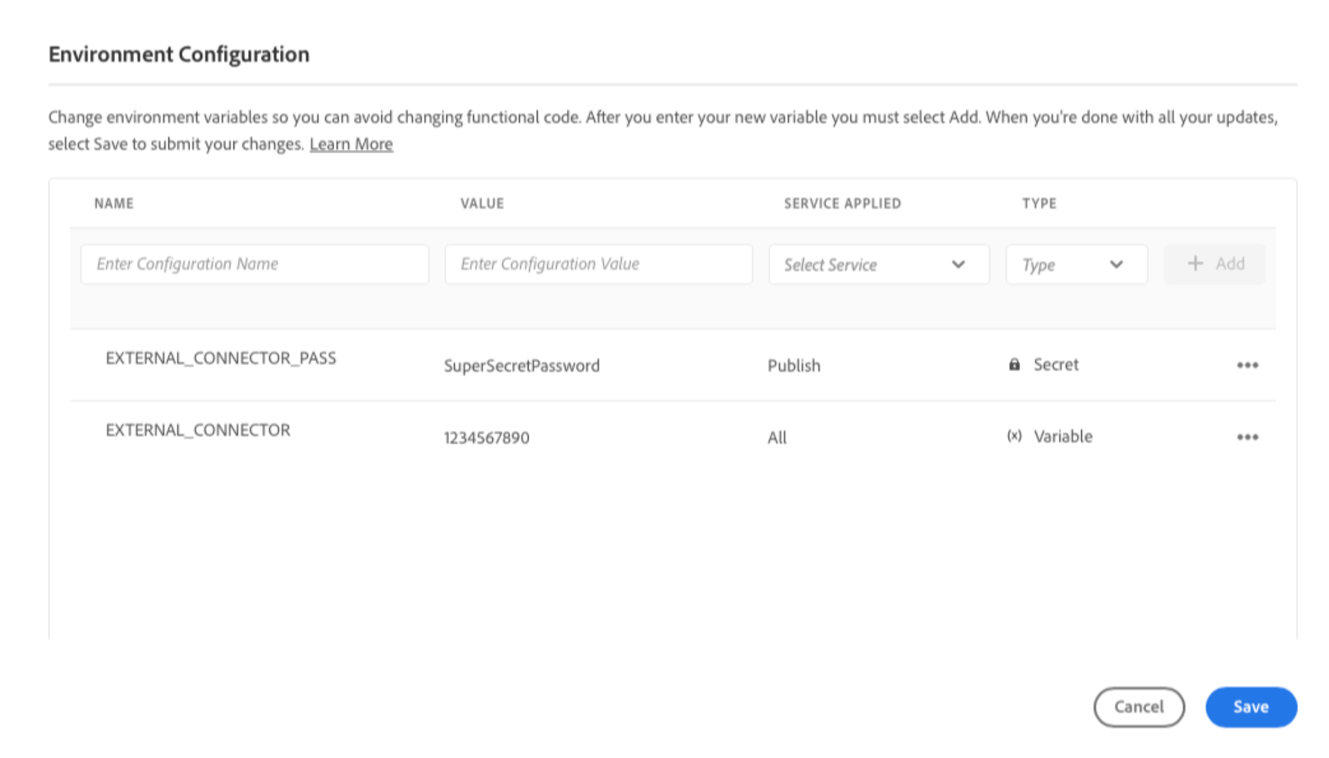 Solved How to store secret keys in AEM cloud and use them... Adobe