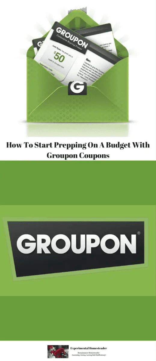 How To Start Prepping On A Budget With Groupon Coupons Experimental