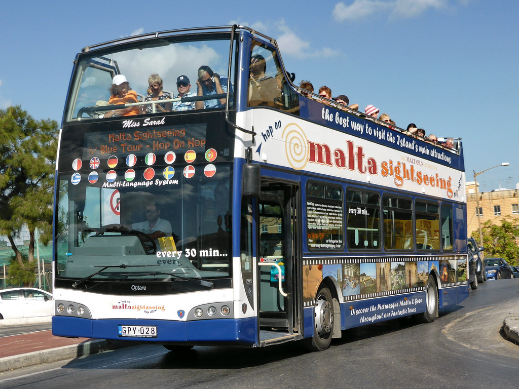 HopOn HopOff Bus Tour In Malta Maltasightseeing North Tour
