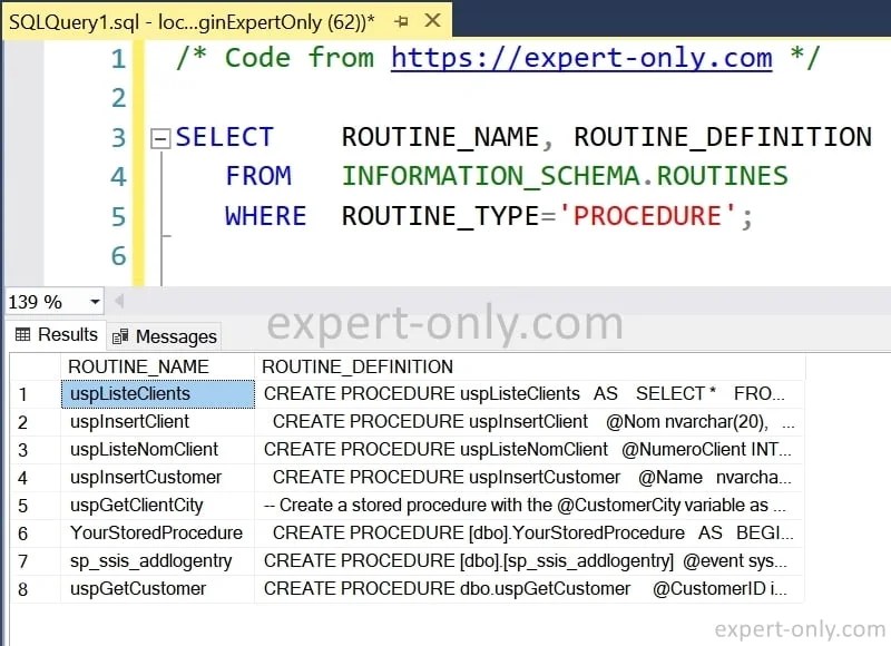 How to Manage SQL Server Stored Procedures TransactSQL