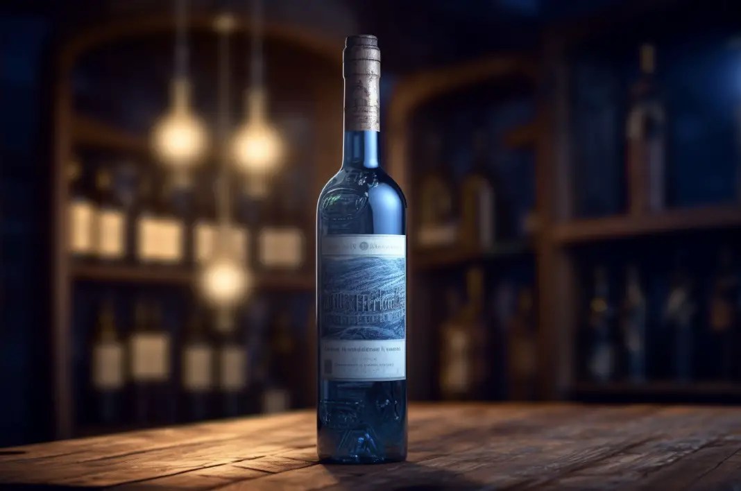 Which Wine Comes In Blue Bottles?