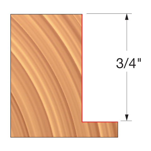 27/8" x 3/4" x 3/4" Straight Edge Cutter Expert Die, Inc.