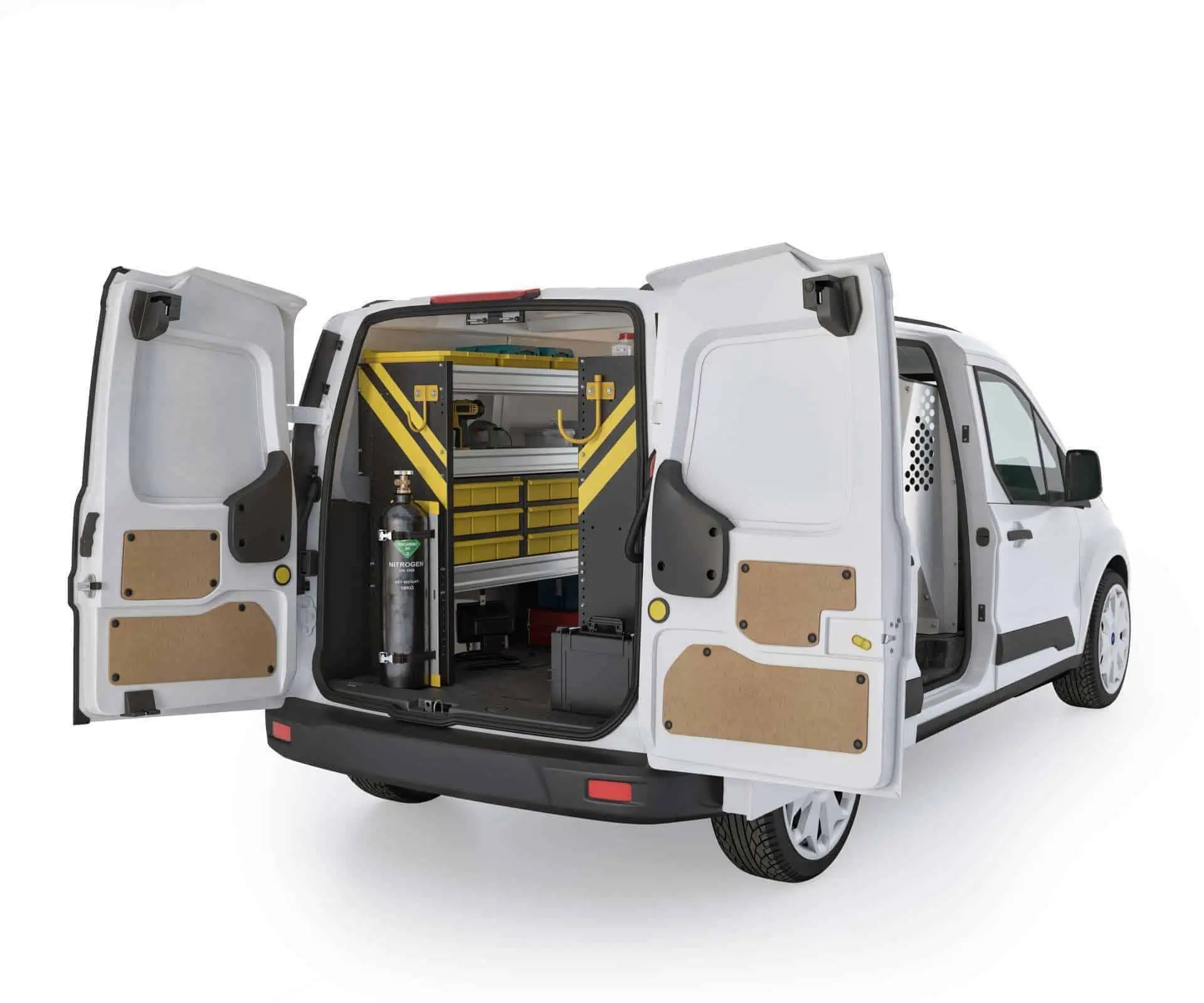 HVAC Van Shelving Package, Ford Transit Connect Long WB TCL12