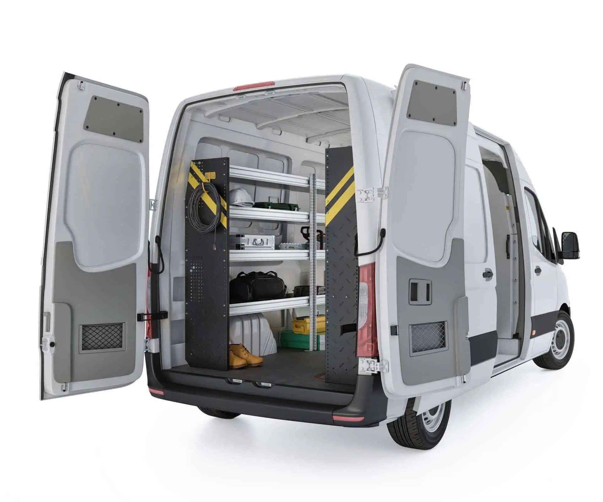 Contractor Van Shelving Package, Mercedes Sprinter, 144” WB DHS10