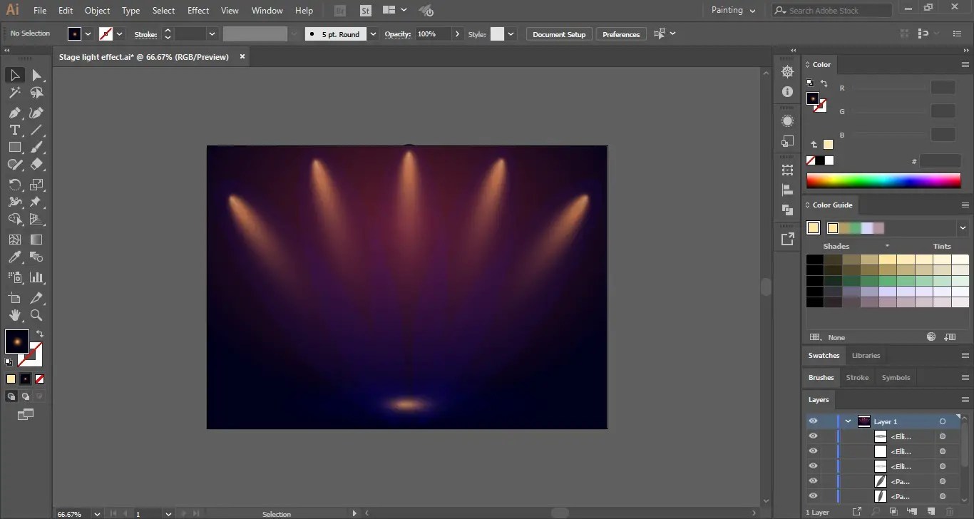 How to Create a Realistic Spotlight Effect in StepbyStep