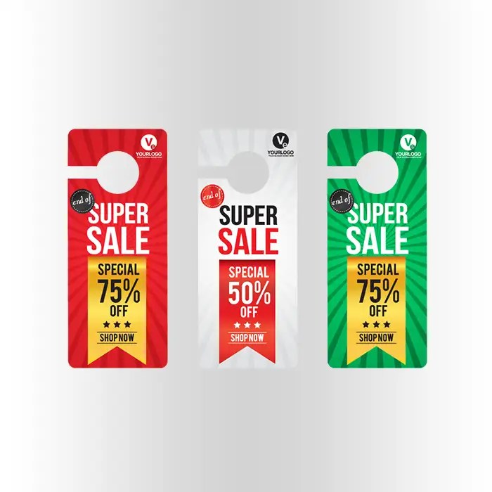 Custom Door Hangers Wholesale Door hangers Packaging