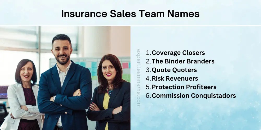 Insurance Team Names 280+ Funny & Creative Ideas