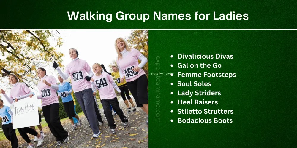 239+ Walking Team Names (Funny, Creative &amp; Meaningful Ideas)