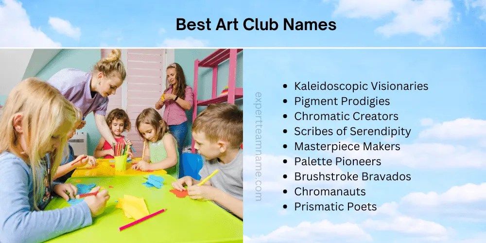 Best Art Club Names Creative Ideas For Students & Adults