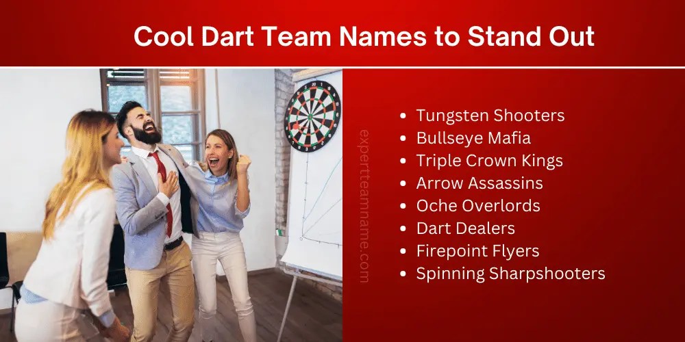 488 Darts Team Names Ultimate Guide For Funny Cool & Clever