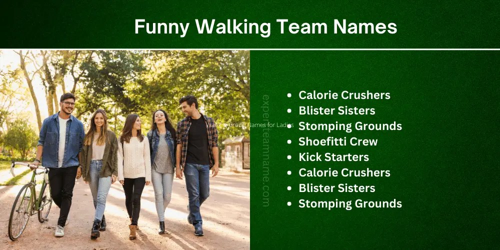 239+ Walking Team Names (Funny, Creative & Meaningful Ideas)