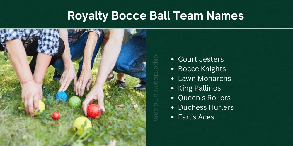 Witty & Winning Over 220 Clever Bocce Ball Team Names