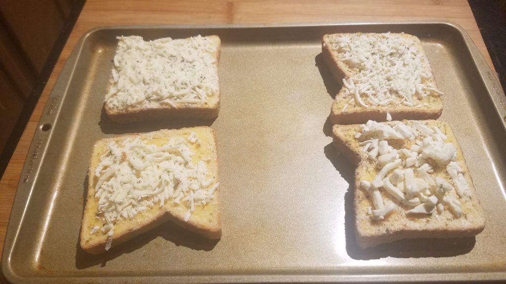 Homemade (Frozen?) Cheesy Garlic Bread on the Fly & a Budget Trying