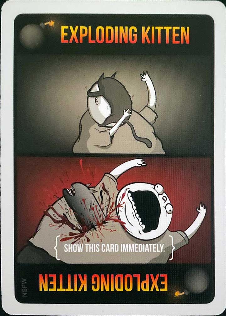 Here Be Kittens! Exploding Kittens Good vs. Evil Cards Exploding