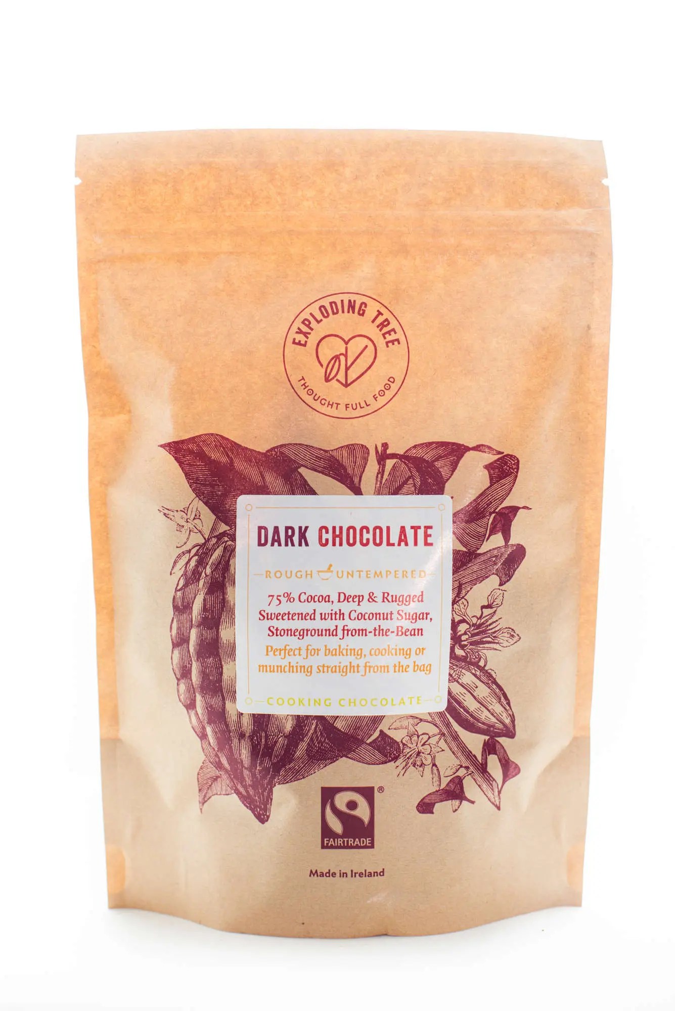 Bulk Chocolate Rough & Untempered Exploding Tree