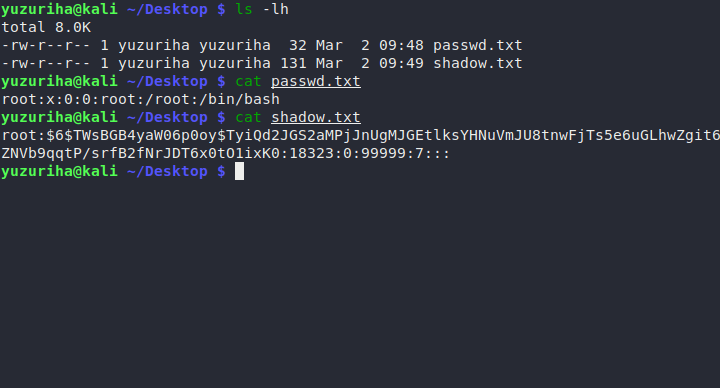 Cracking File Shadow Menggunakan John The Ripper