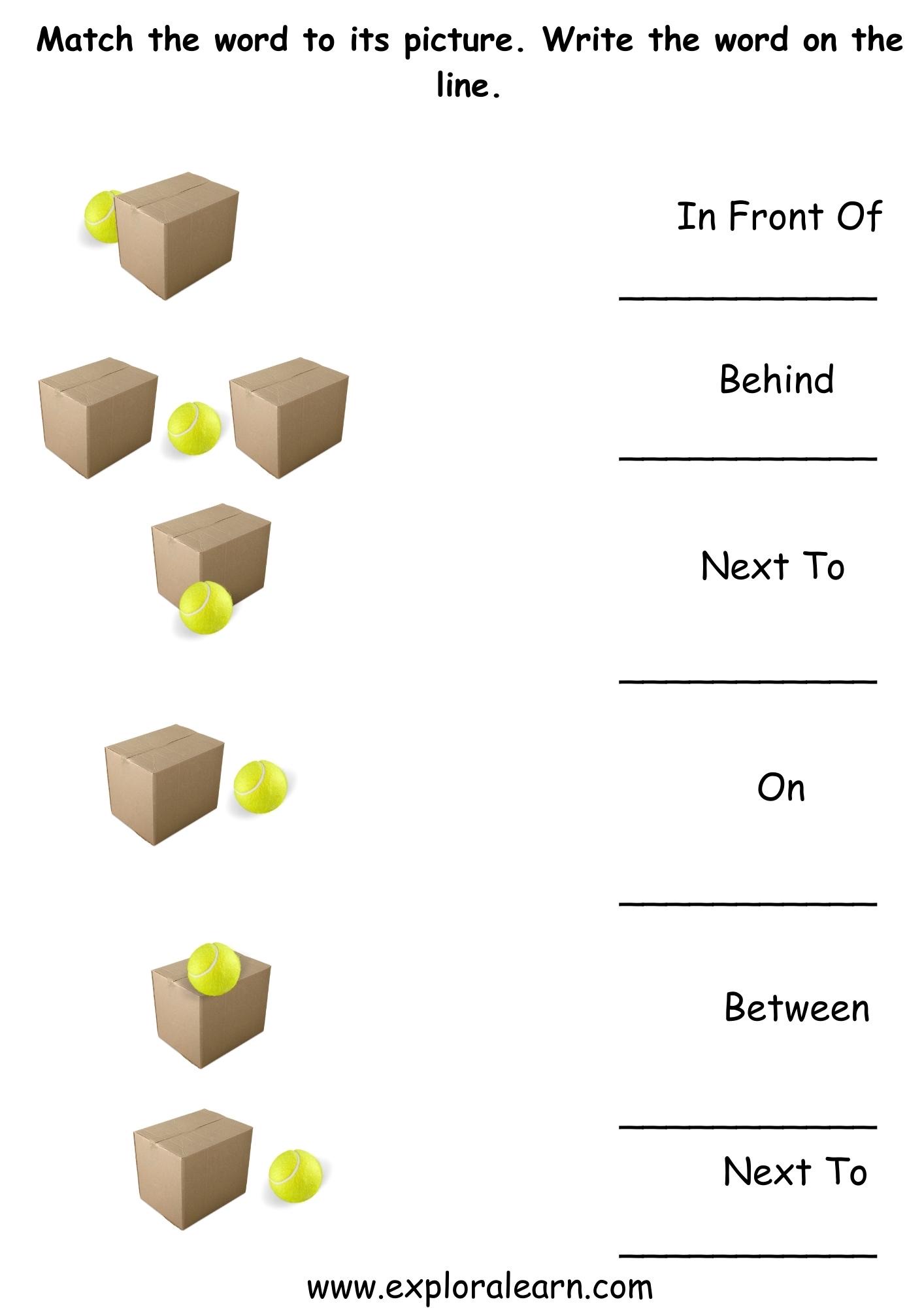 Positional Puzzles: Worksheets for Exploring Position Words