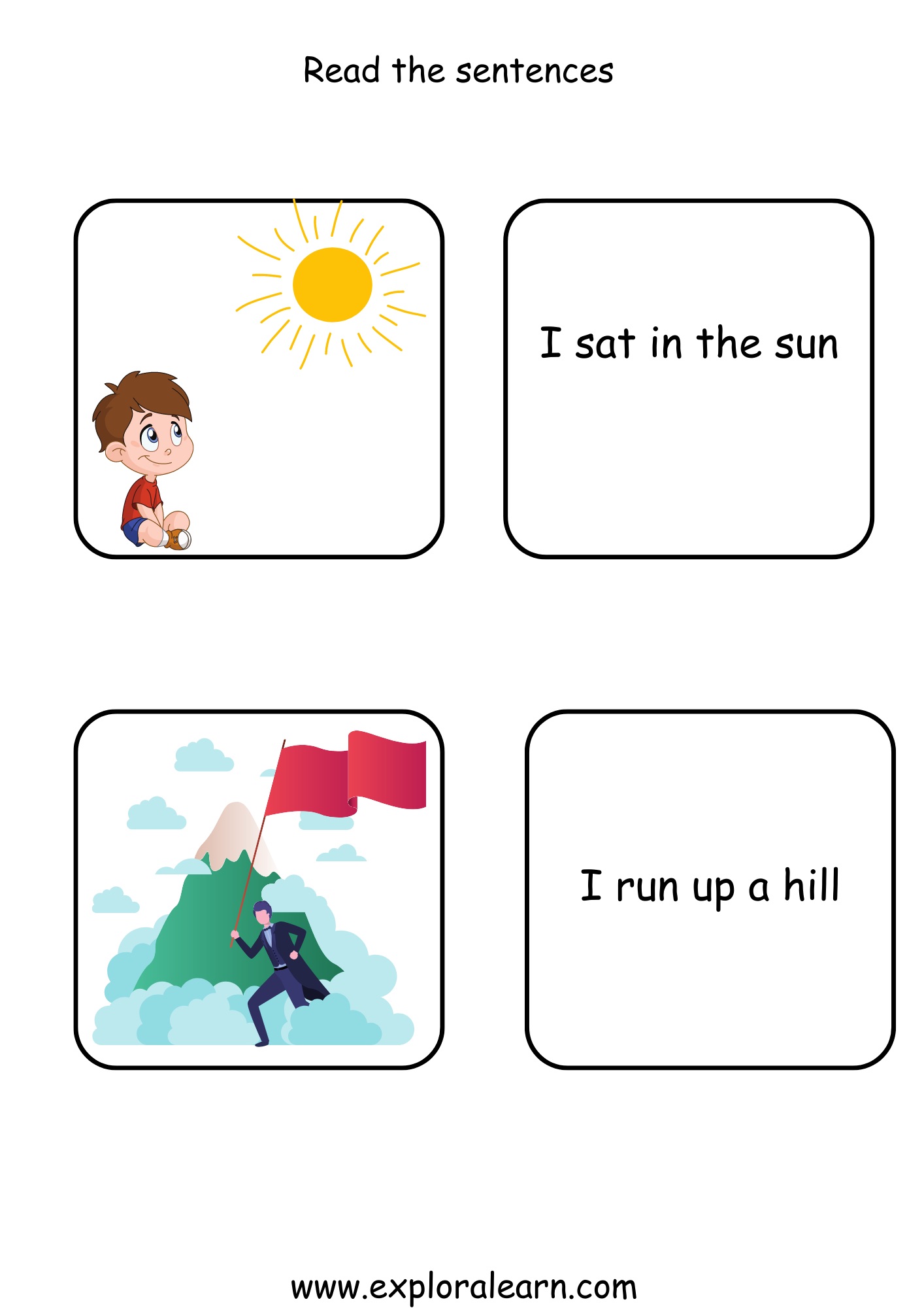 Simple Reading Success Worksheets for Early Literacy