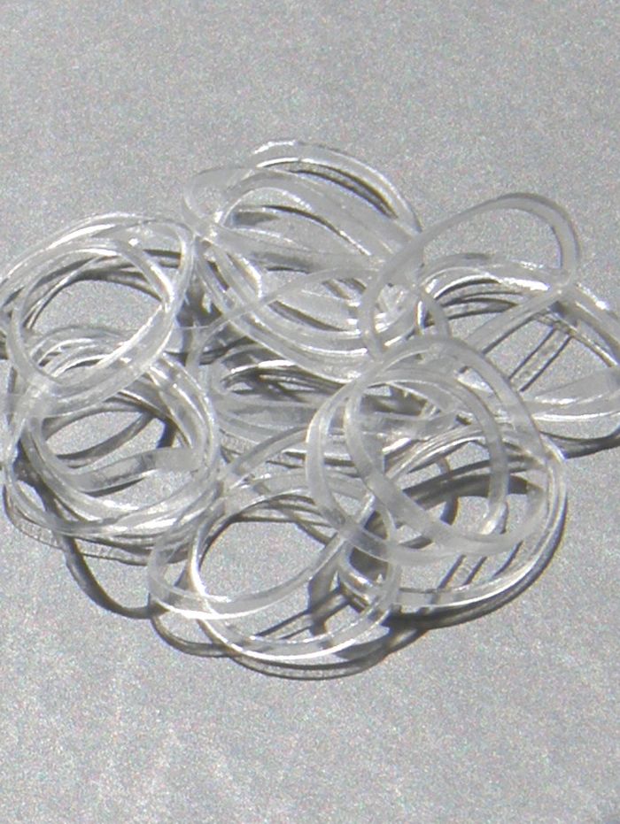 Clear Elastic Cable Restraints (20 pack) ExplorAudio
